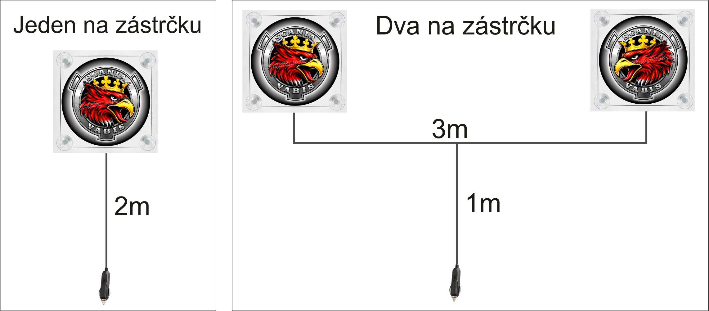 Světelný LED Box NUDE BUS CLUB