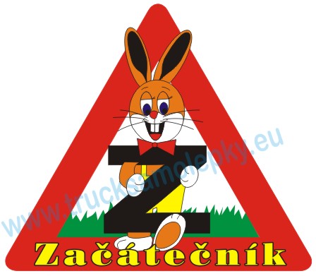 Samolepka Začátečník 3