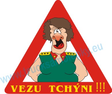 Samolepka Vezu tchýni 2