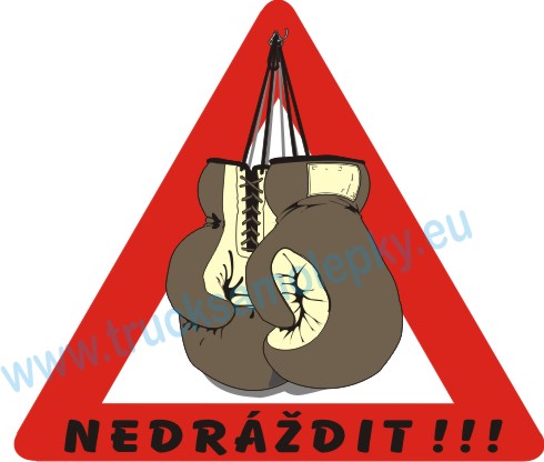 Samolepka Nedráždit !