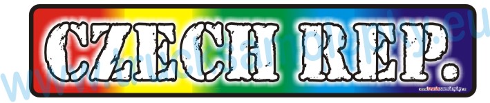 Samolepka  CZECH REP.