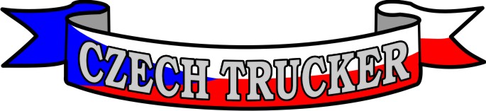 Samolepka CZECH TRUCKER - stuha