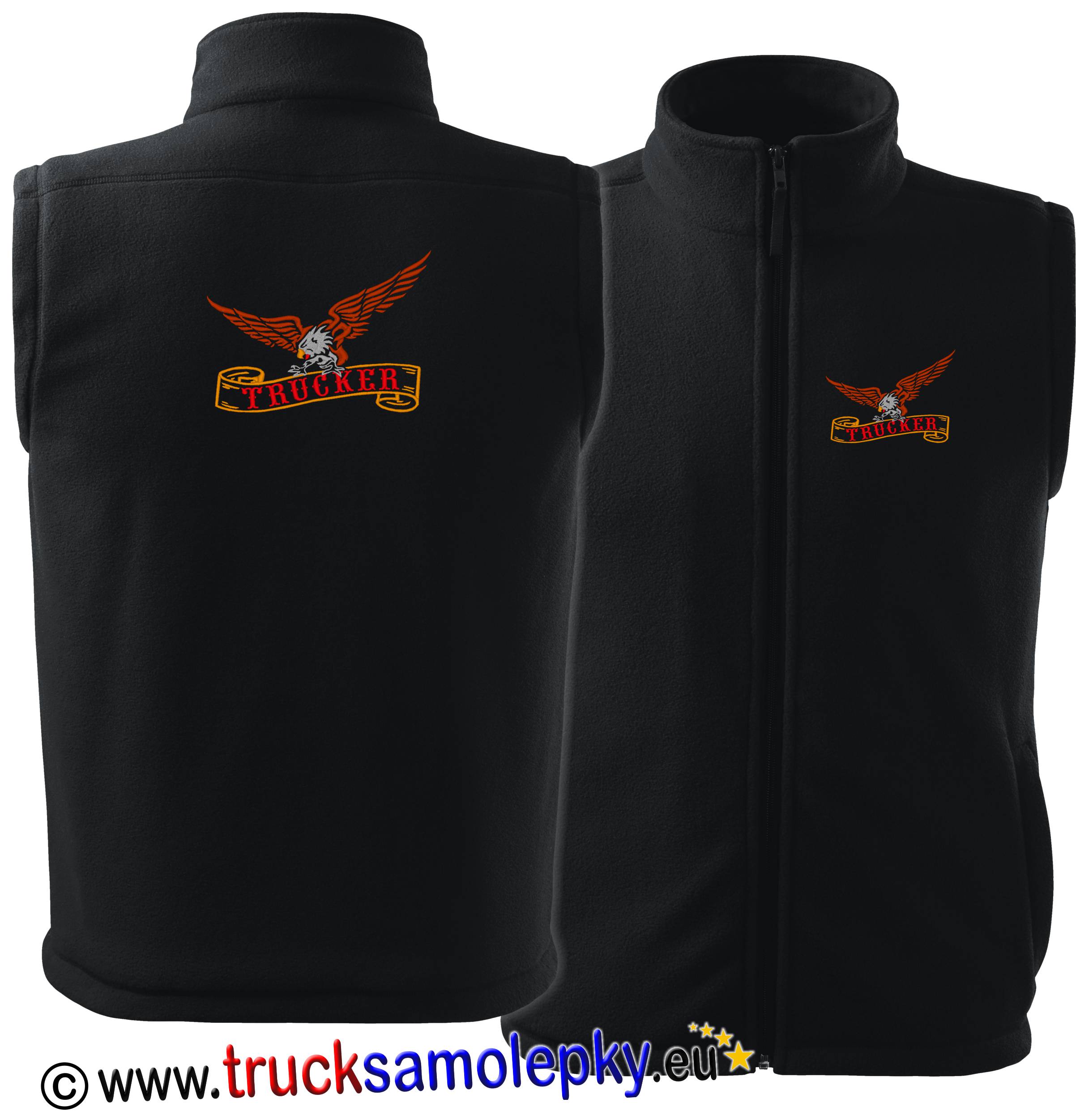 Vesta fleece TRUCKER ORLICE