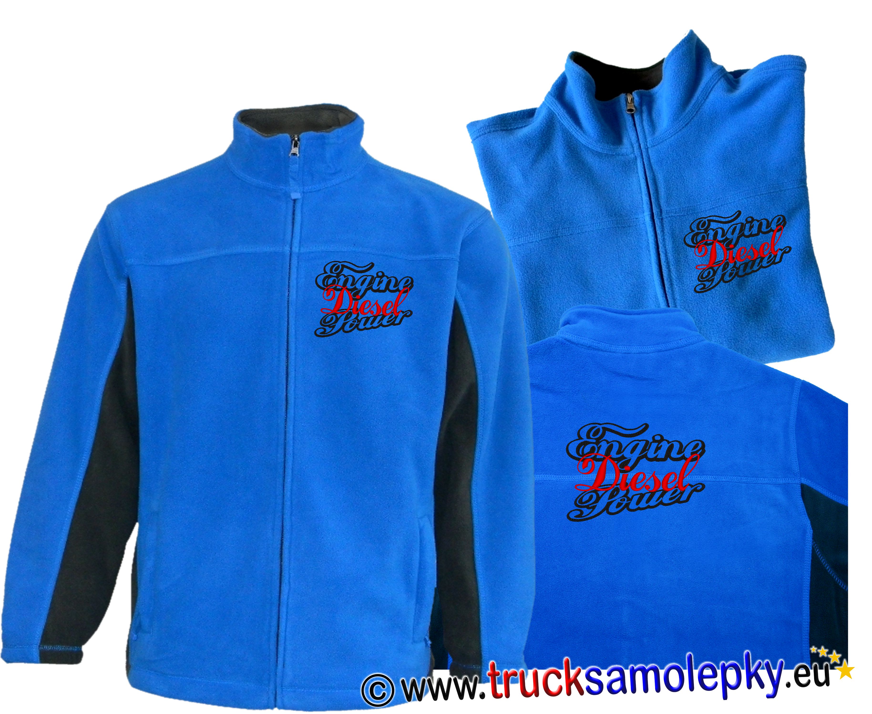 Truck mikina fleece ENGINE DIESEL POWER 