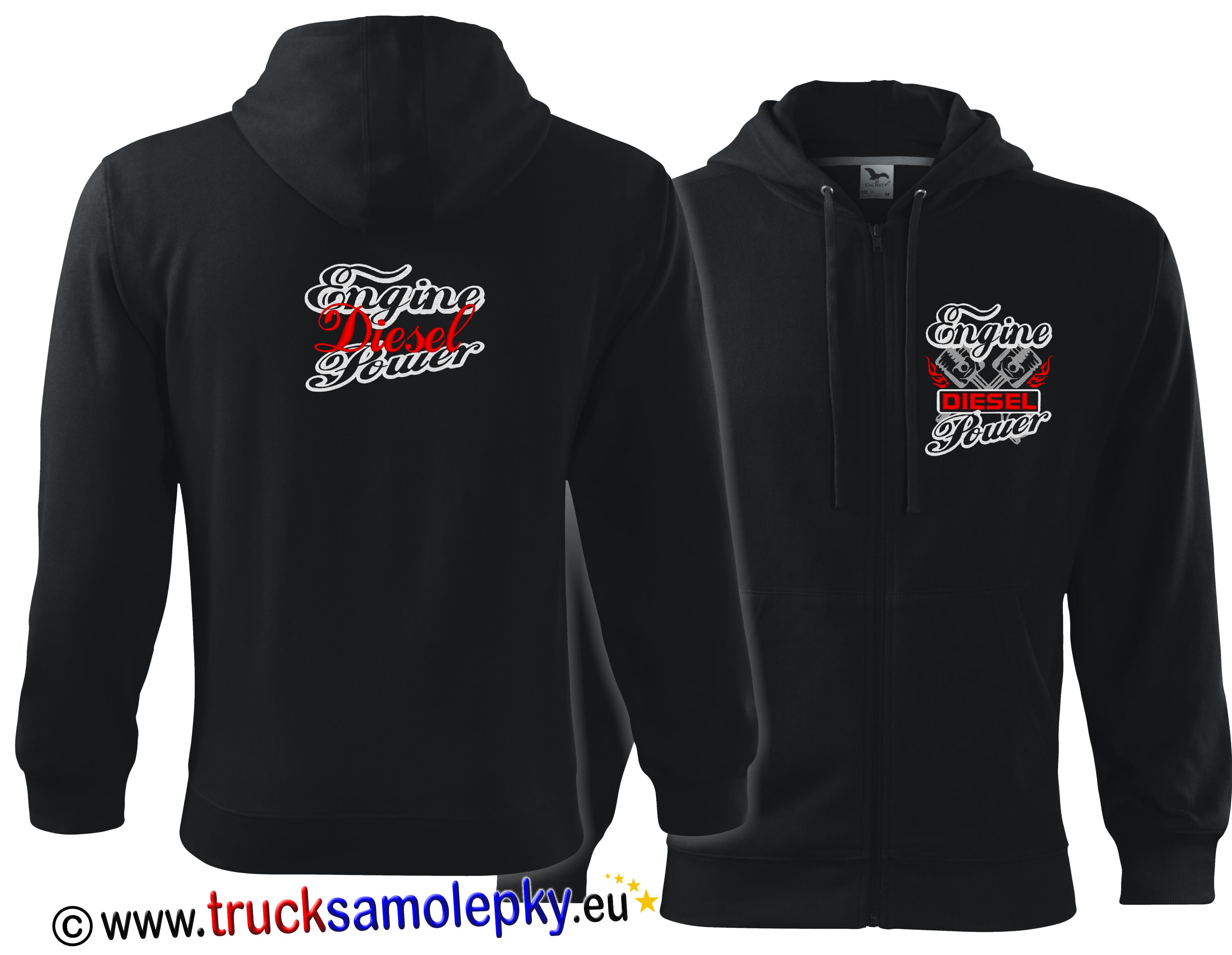 Truck mikina ENGINE DIESEL POWER