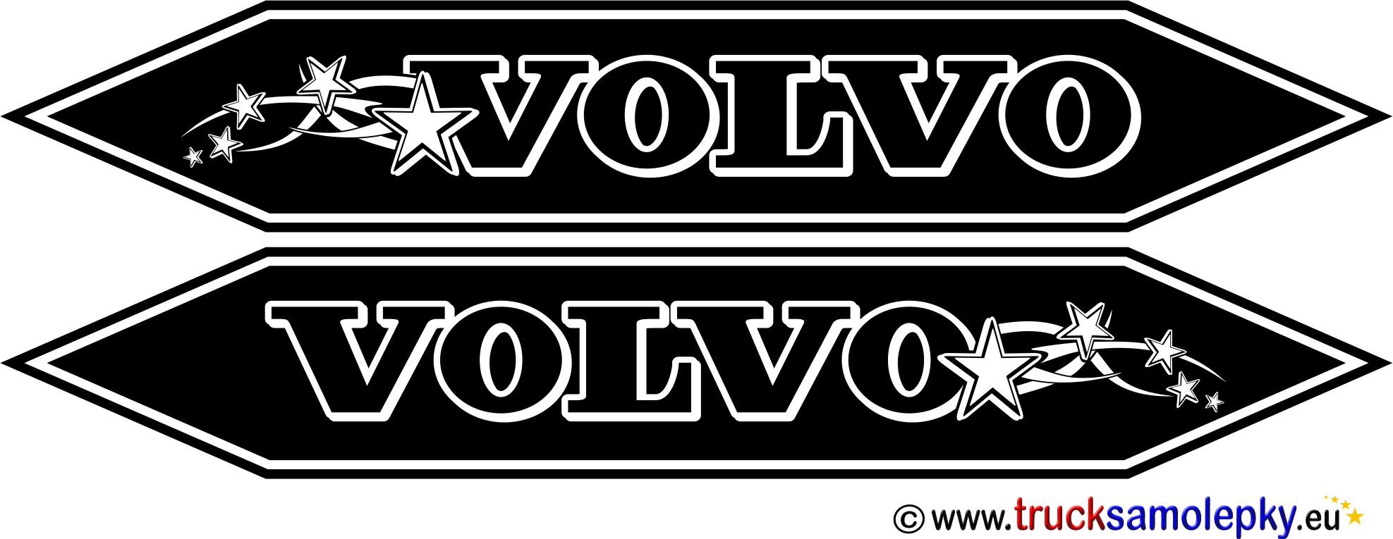 Samolepka VOLVO hvězdy 2