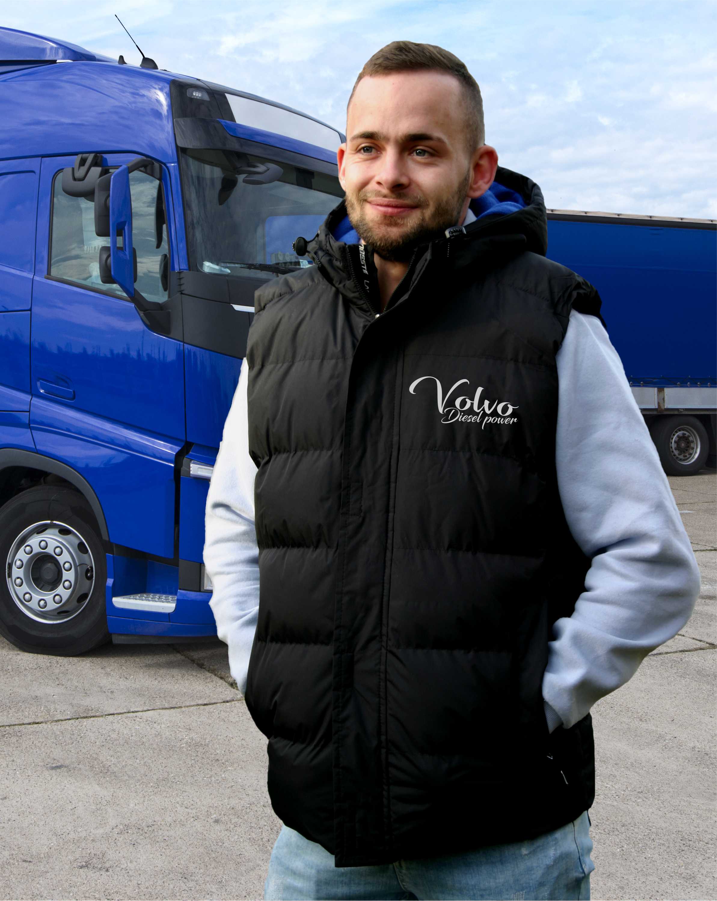 Vesta zimní s kapucí truck VOLVO Diesel power