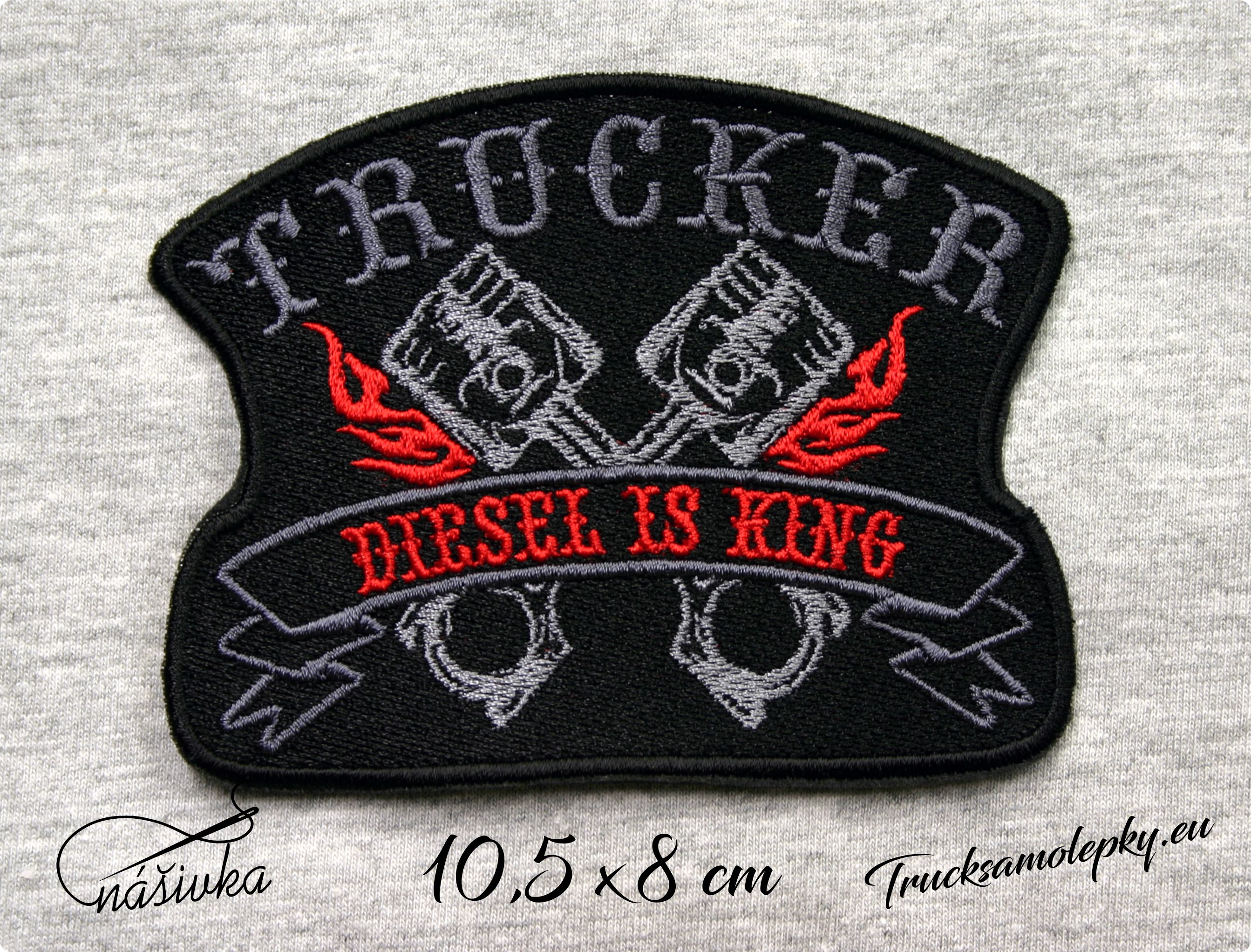 Nášivka TRUCKER Diesel is king / 046