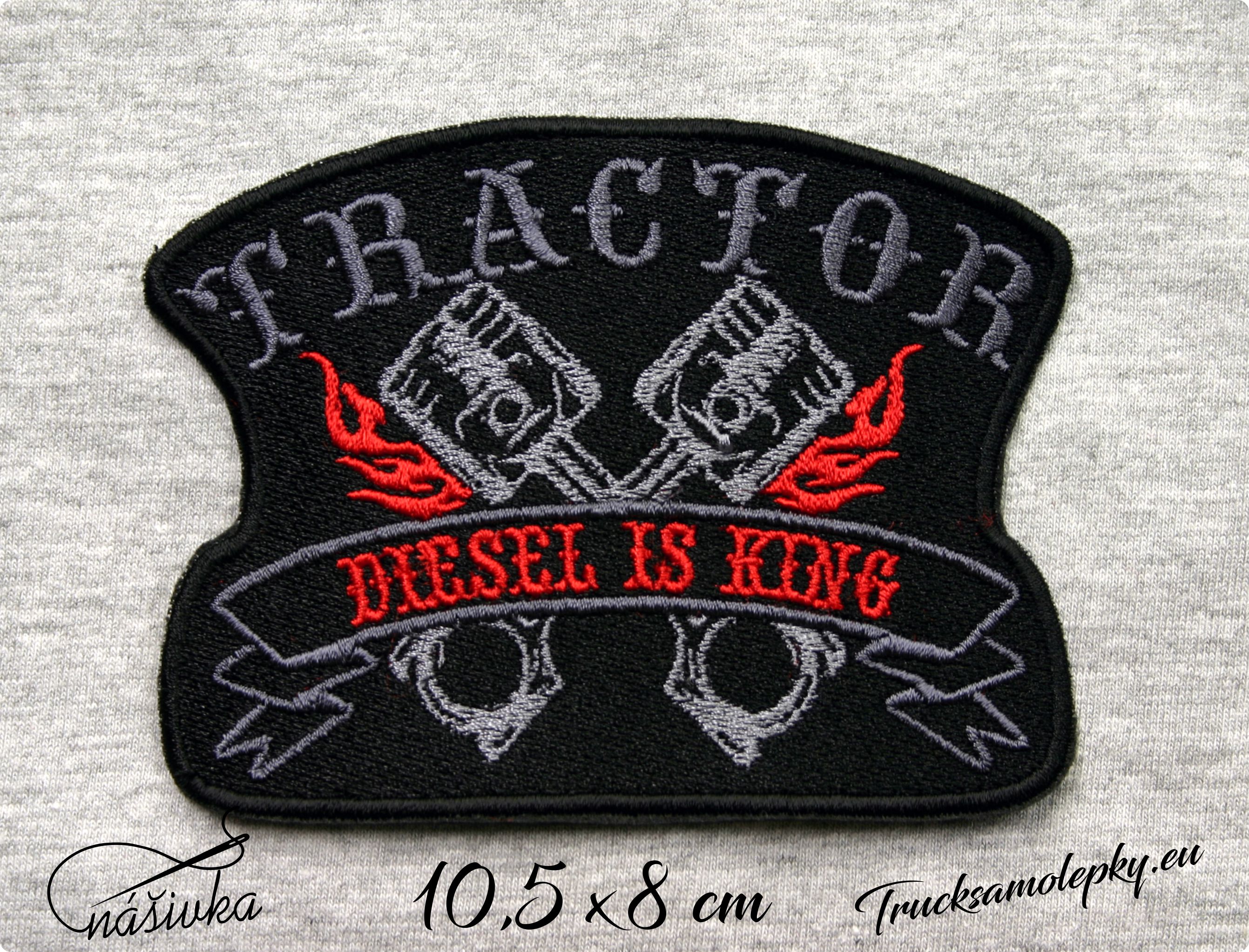 Nášivka TRACTOR Diesel is king / 048