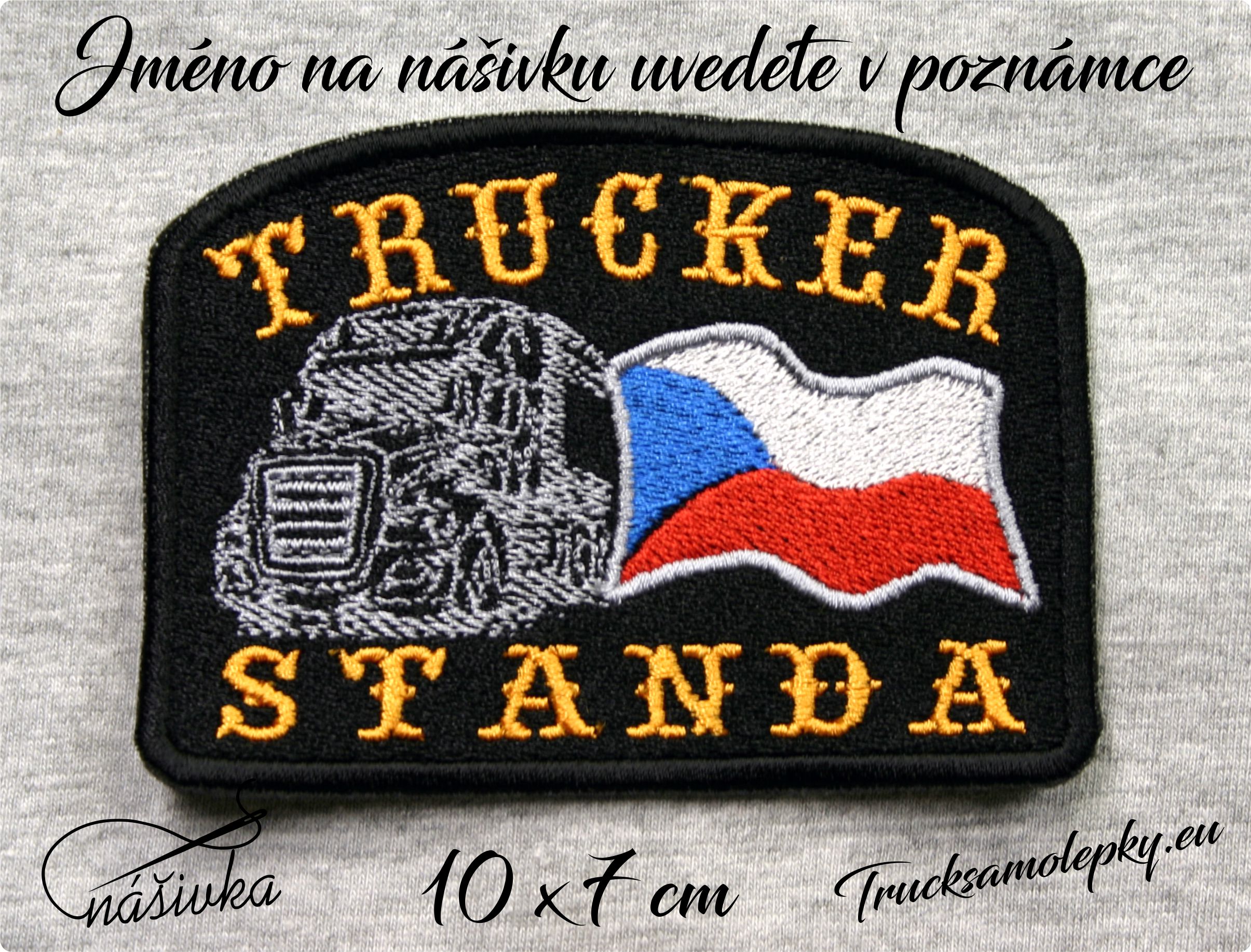Nášivka TRUCKER se jménem / 049