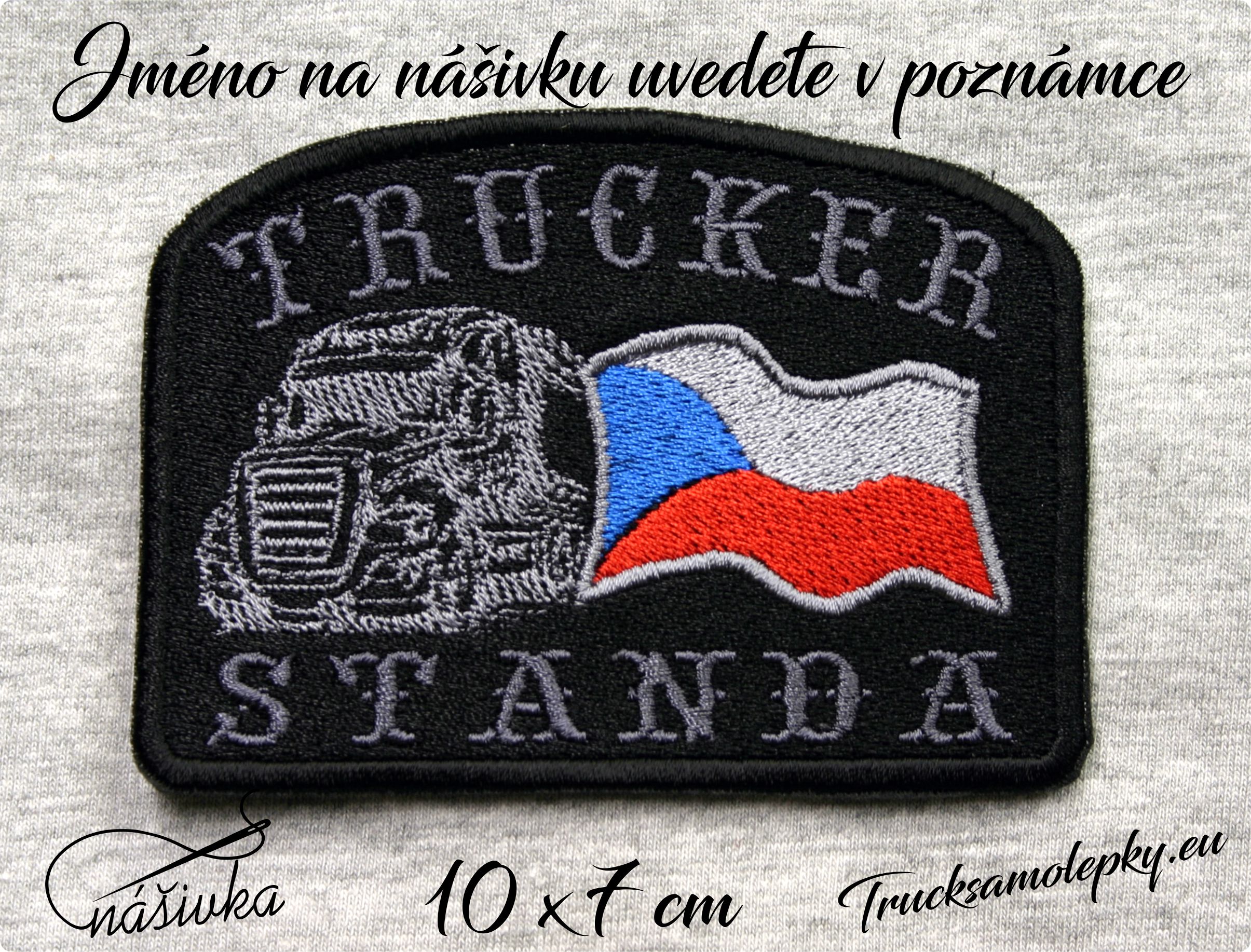 Nášivka TRUCKER se jménem / 050