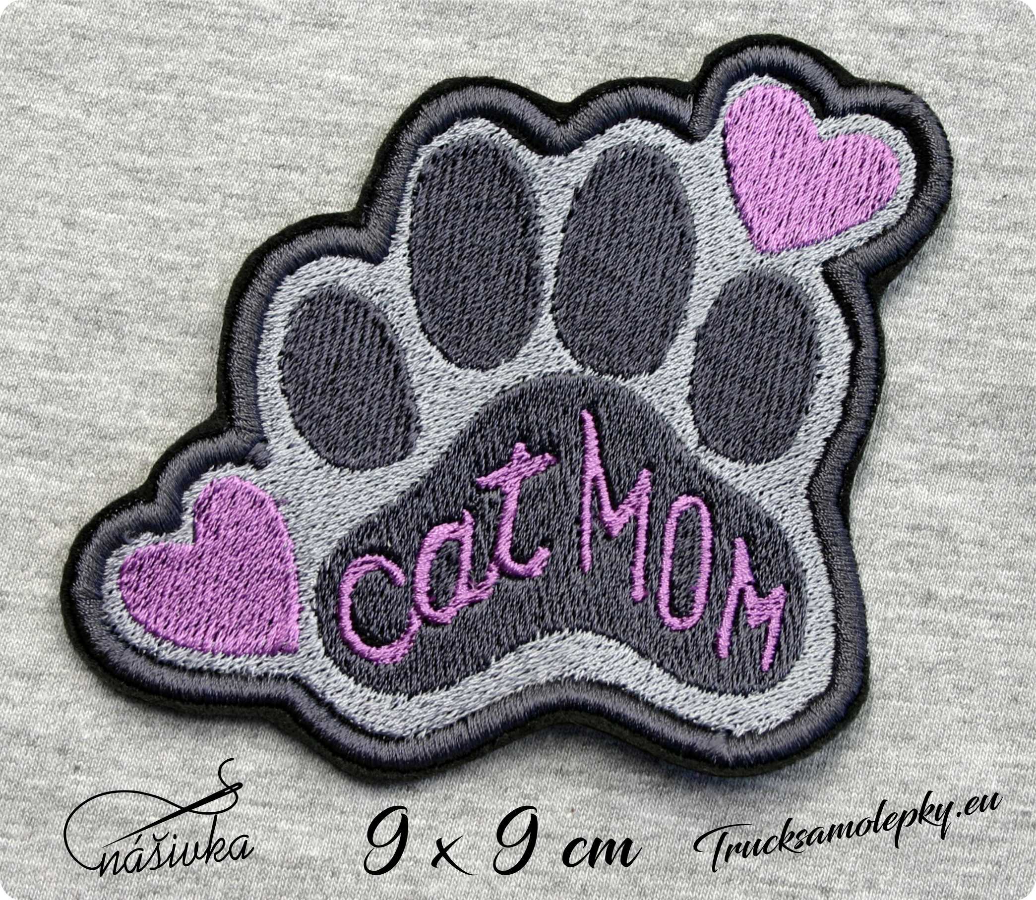 Nášivka KOČIČÍ MÁMA - CAT MOM   / 057