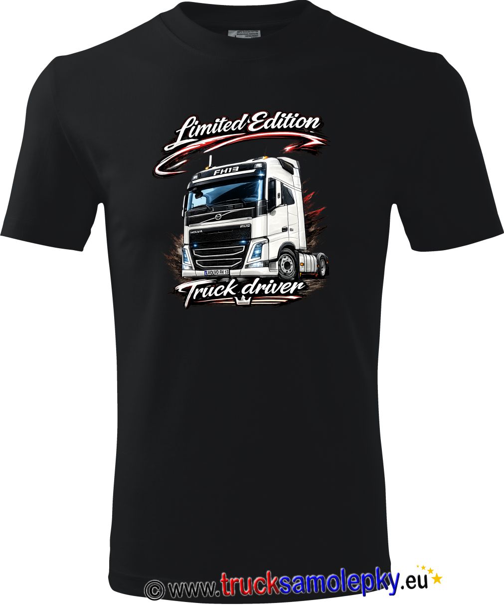 Truck tričko VOLVO FH13 v barvě černé