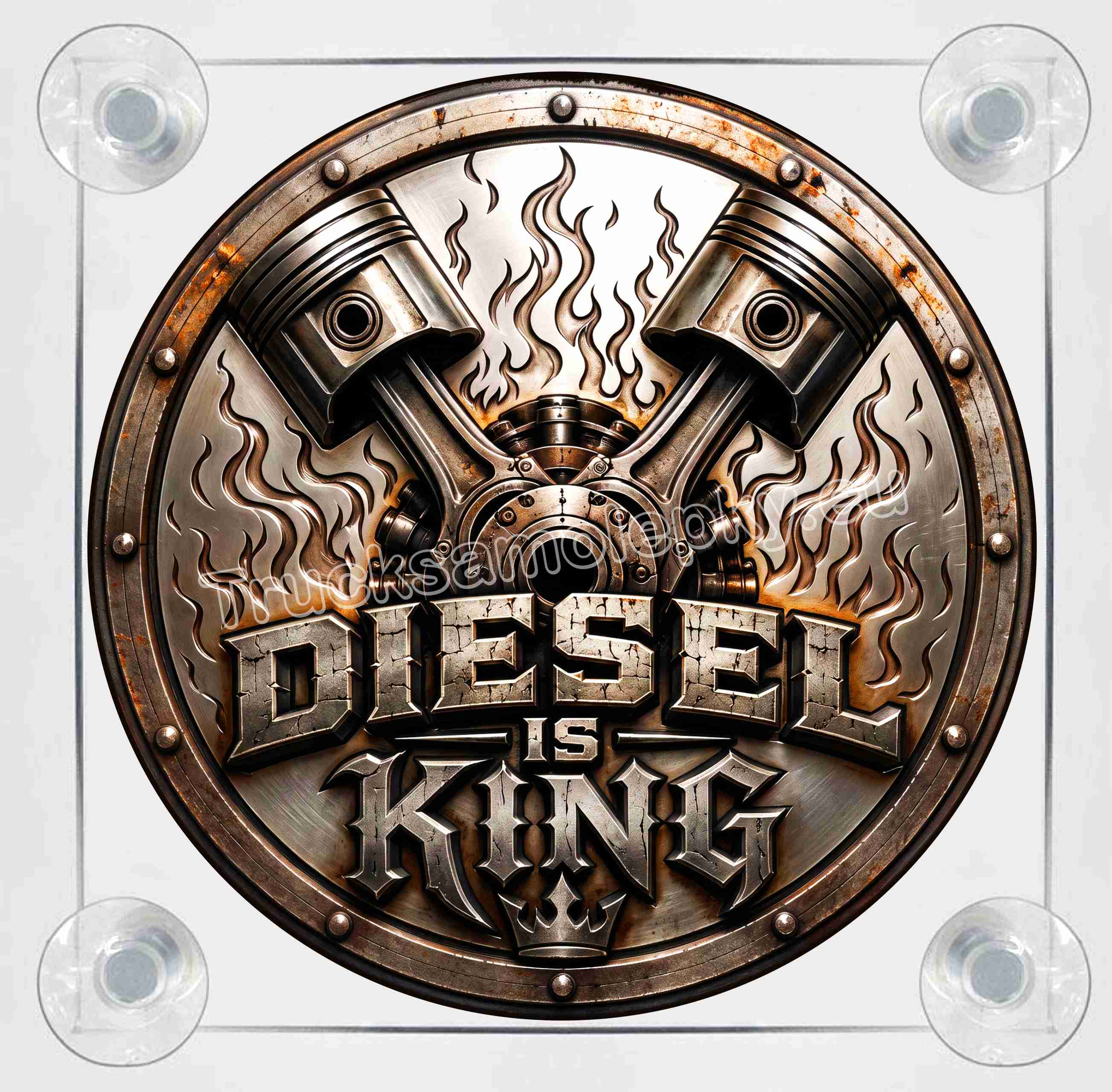 Světelný LED Box  DIESEL IS KING 1