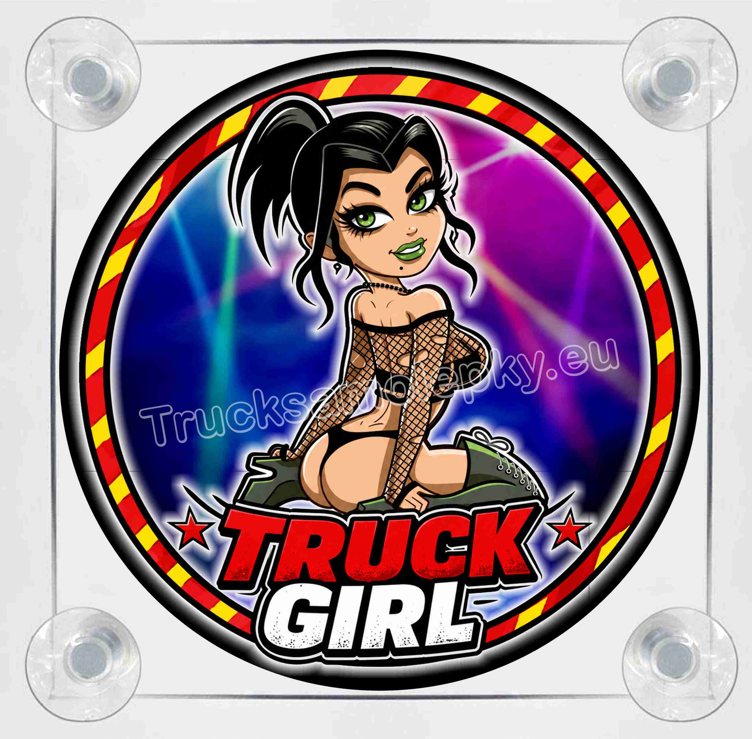 Světelný LED Box  TRUCK GIRL 3