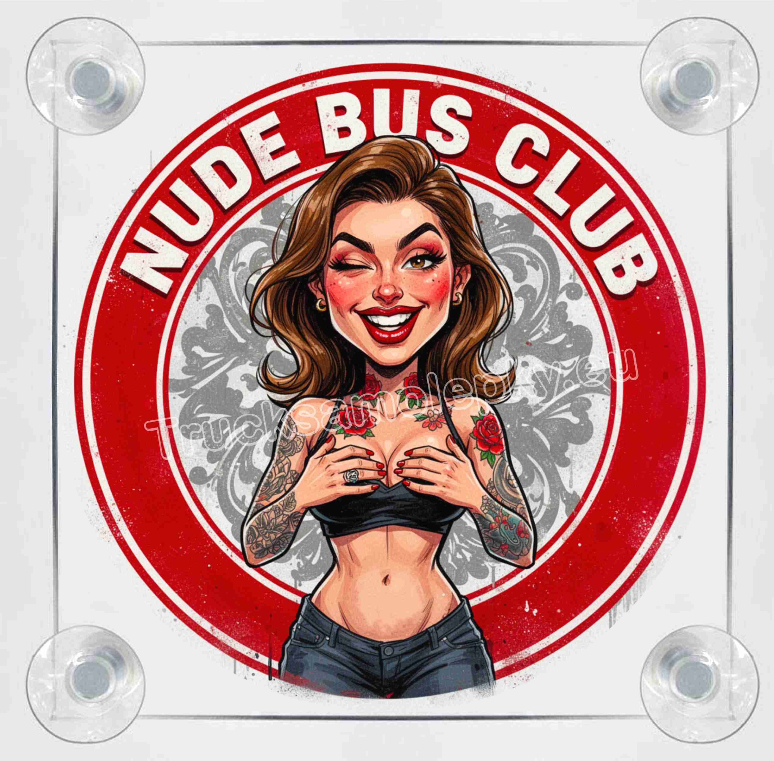 Světelný LED Box NUDE BUS CLUB