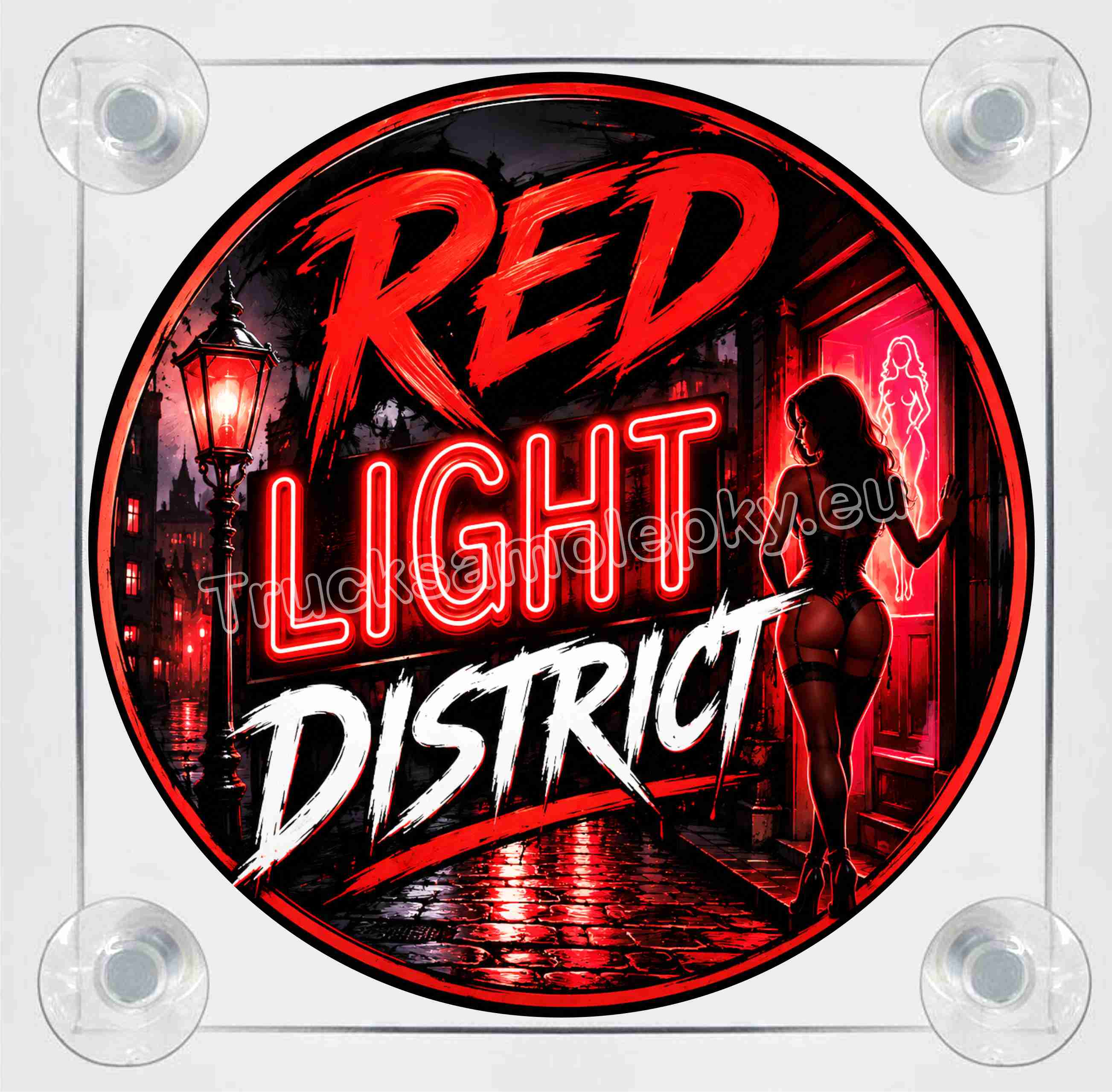 Světelný LED Box RED LIGHT DISTRICT