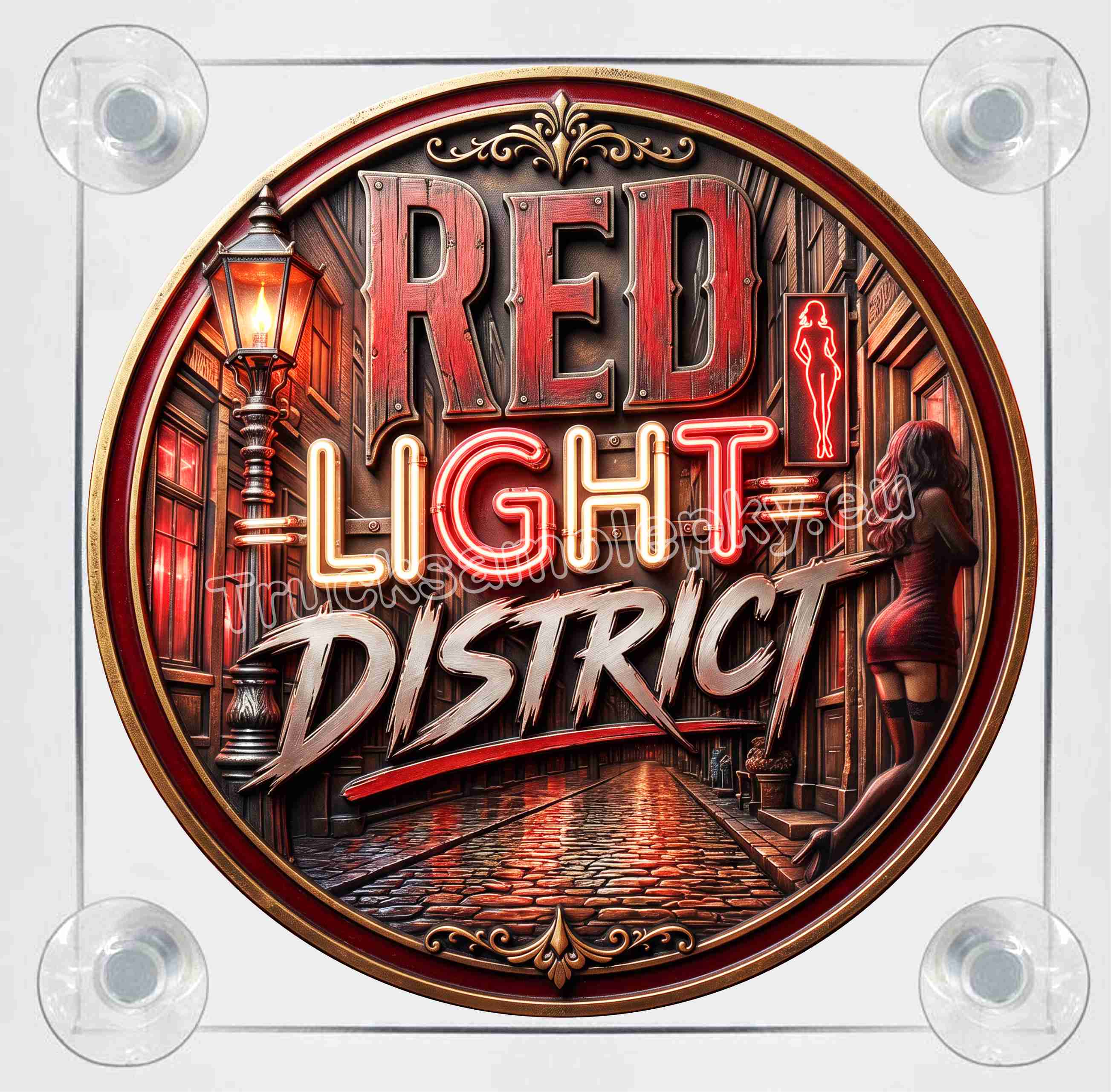 Světelný LED Box RED LIGHT DISTRICT 2