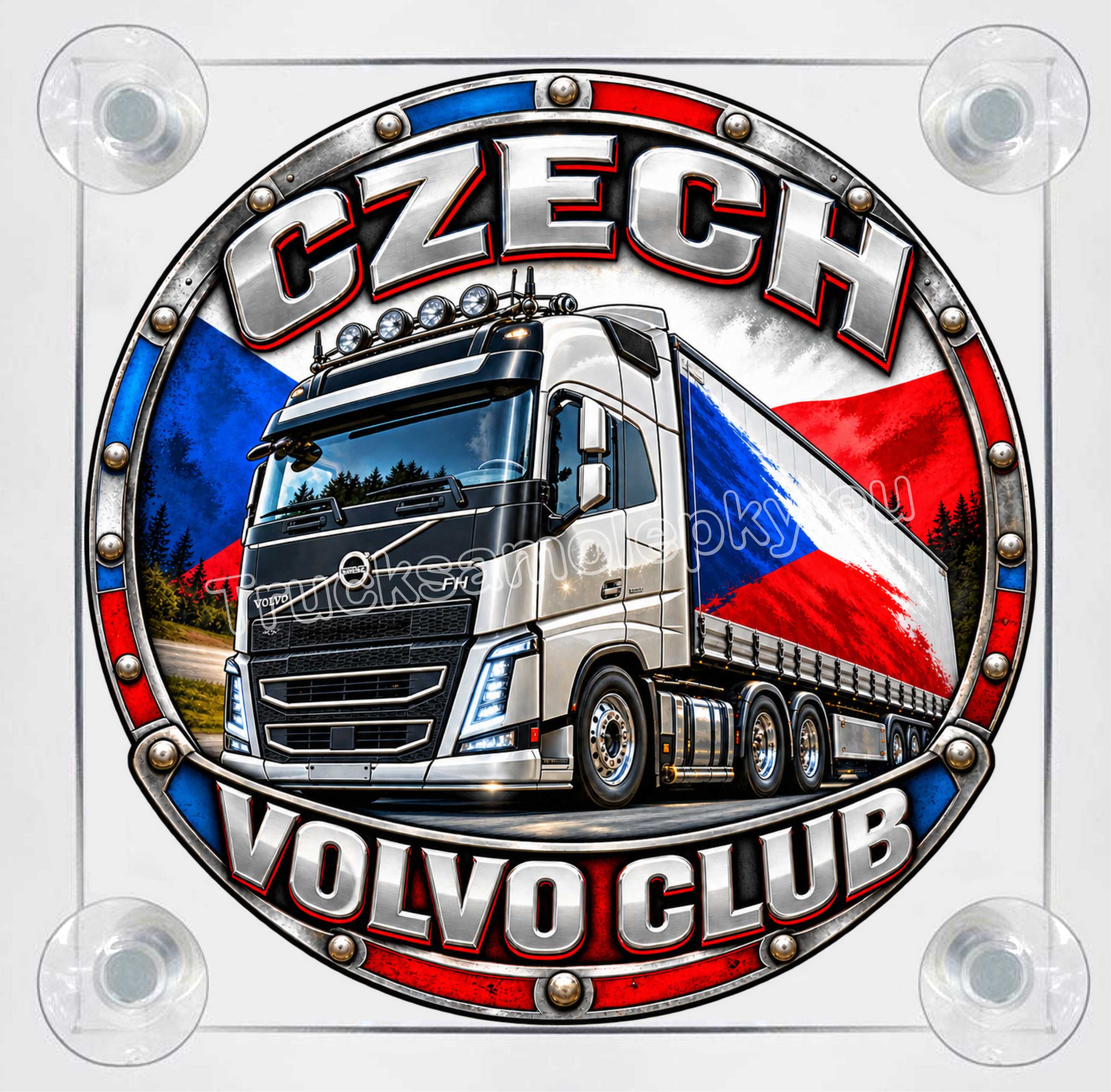 Světelný LED Box CZECH VOLVO CLUB