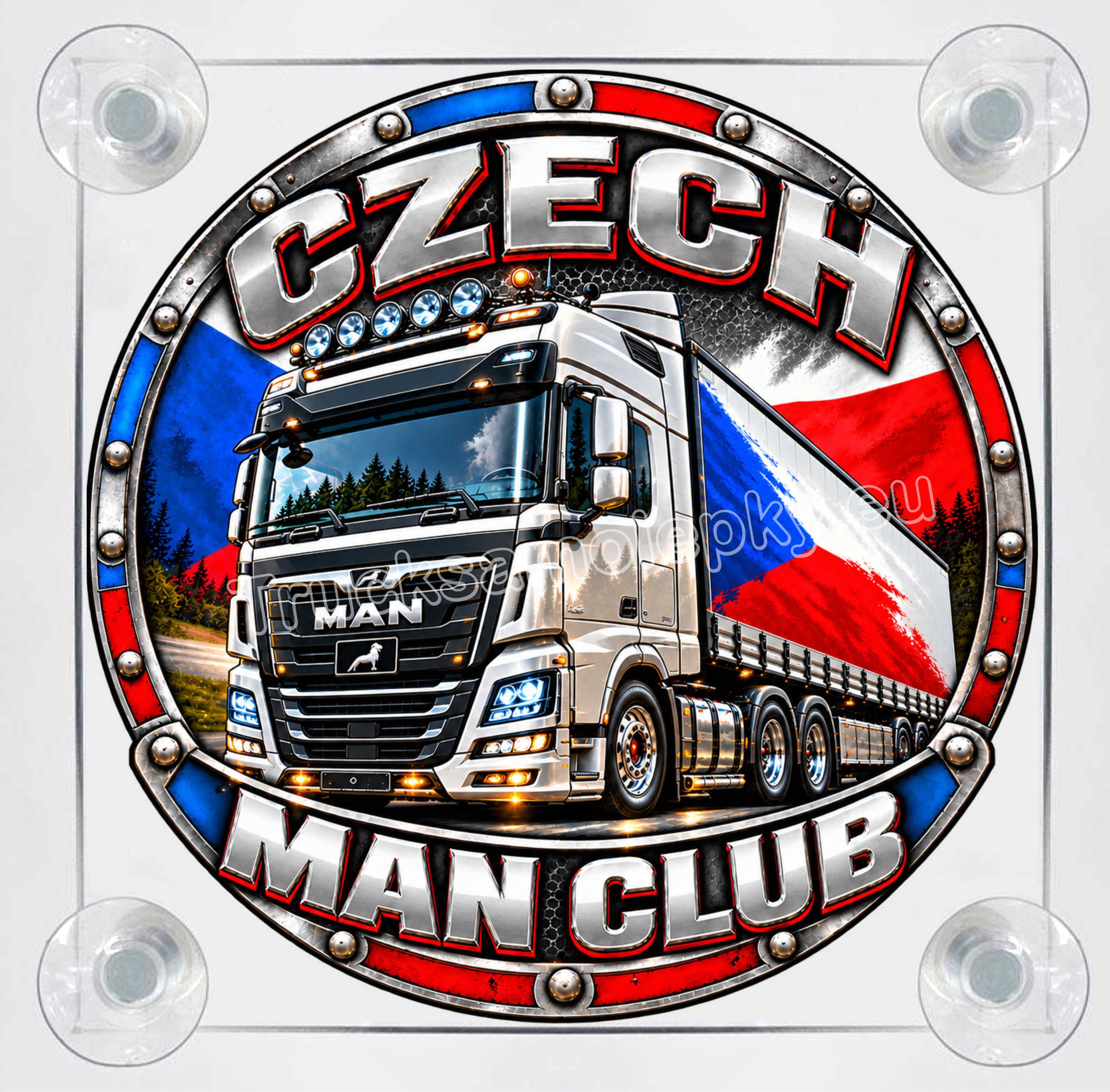 Světelný LED Box CZECH MAN CLUB