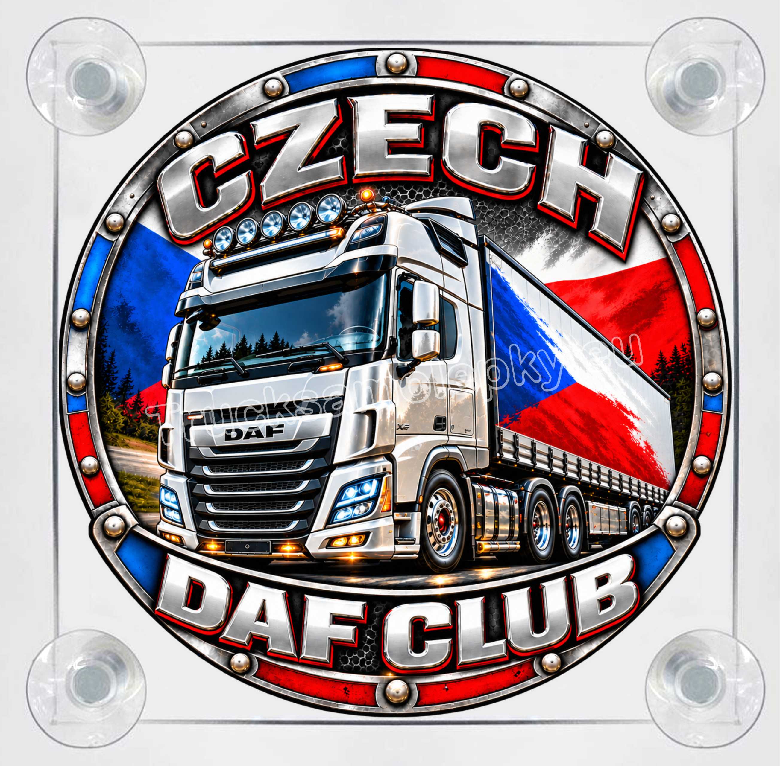 Světelný LED Box CZECH DAF CLUB