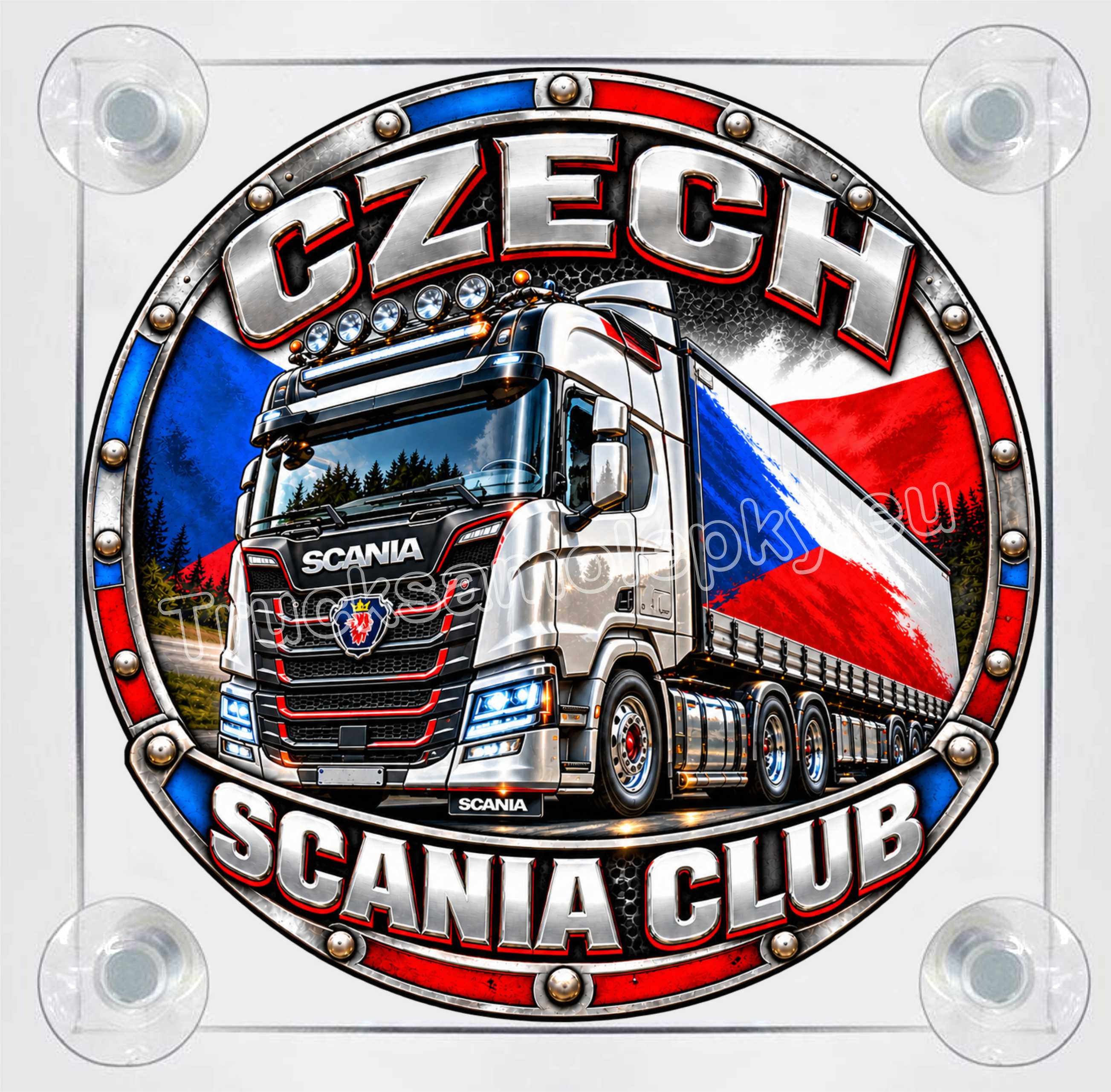 Světelný LED Box CZECH SCANIA CLUB
