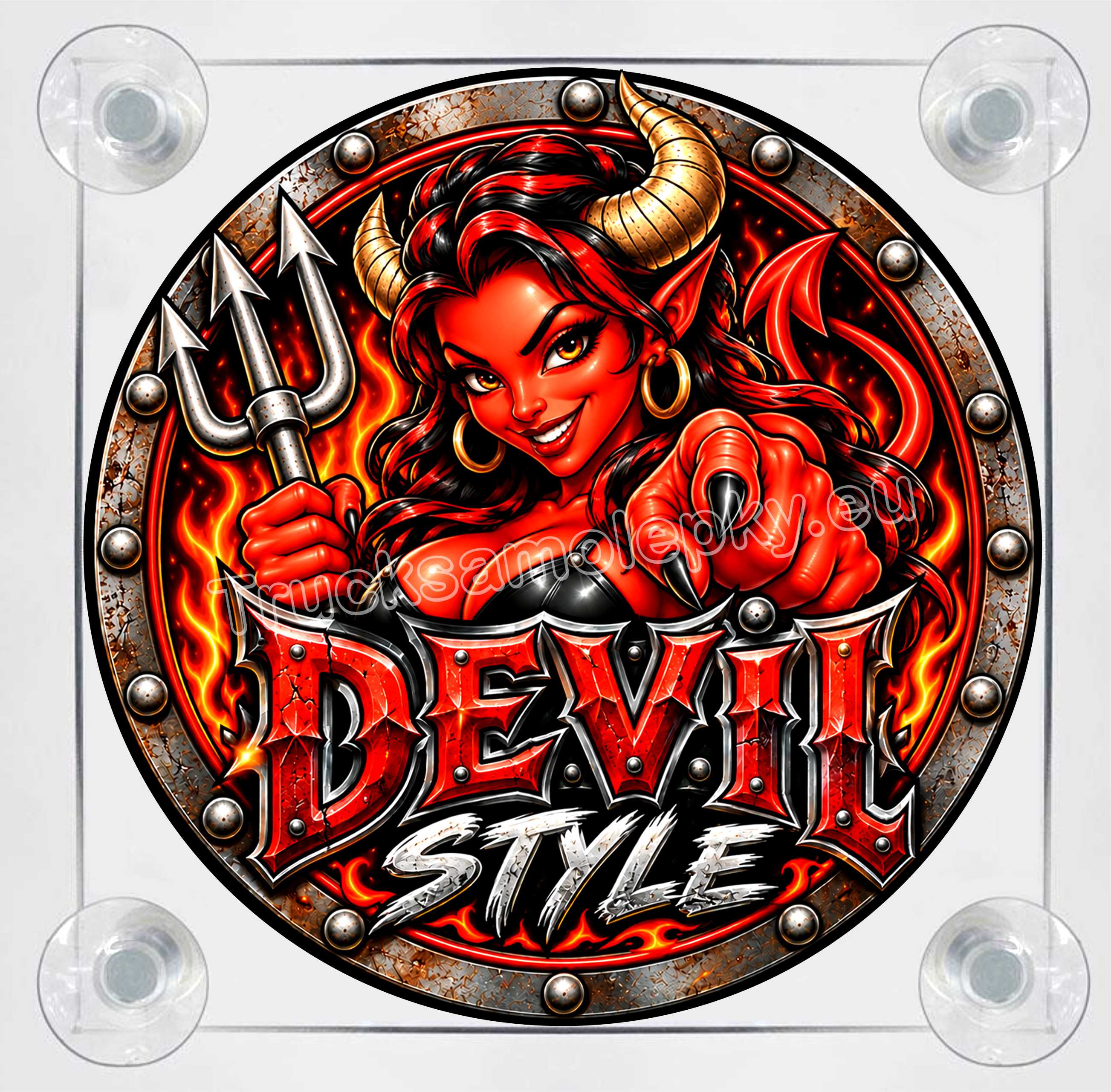 Světelný LED Box  DEVIL STYLE 2.